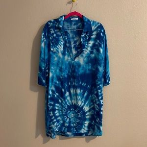 Tie-dye Cover-up Dress